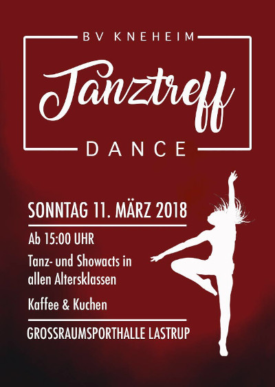 Einladung Tanztreff BV Kneheim 2018